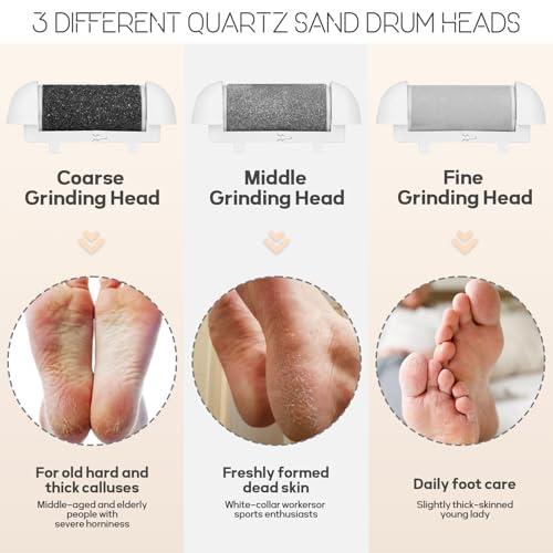 Beefire Rechargeable Electric Foot File & Callus Remover