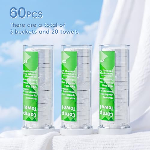 Compressed Disposable Towel Refills – Hot Towel Heater (60 Pieces)