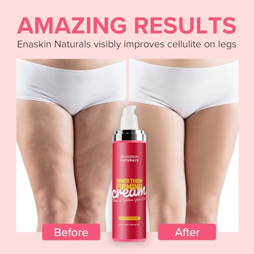 Anti-Cellulite Cream for Inner Thighs: Lifting & Firming Skin Cream for Legs with Collagen Peptides, Hyaluronic Acid, Hibiscus, and Honey - Instant Moisturizing Body Lotion for Women - 100ML