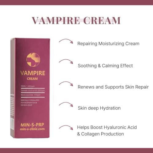 Vampire Cream with PDRN, Centella Asiatica & Madecassoside ? Skin Regeneration & Soothing Hydration for a Youthful Glow