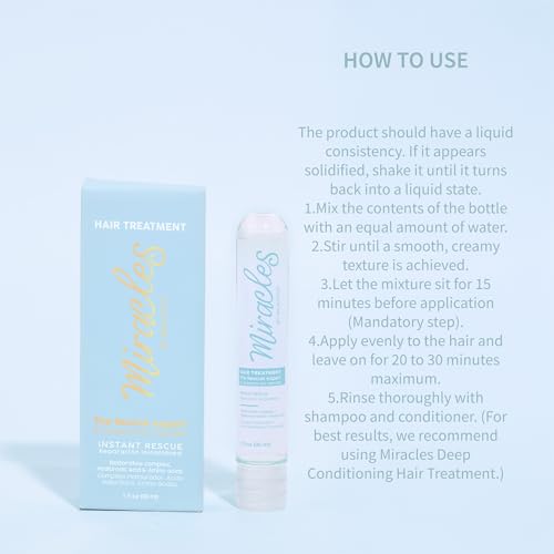 Rescue Elixir Instant Hair Treatment with Hyaluronic Acid – Miracles By Milagros