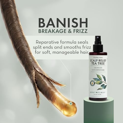 Tea Tree Leave-In Conditioner Spray for Dry, Itchy Scalp