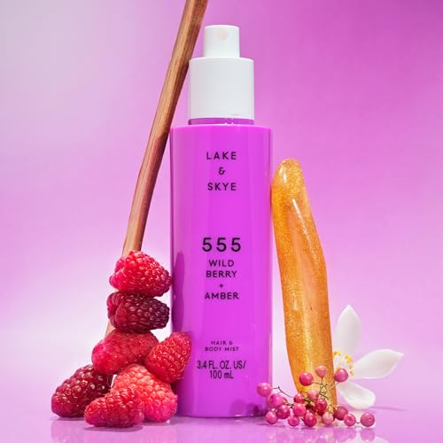 Lake & Skye 555 Wild Berry + Amber Hair & Body Mist - 3.4 oz