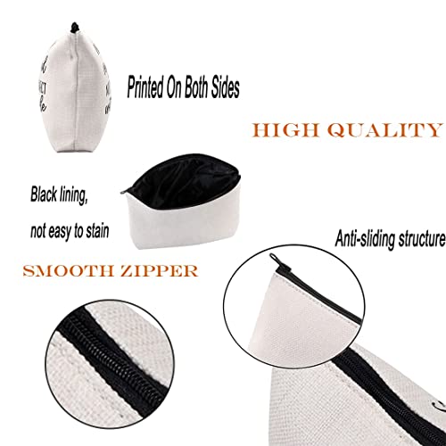 PWHAOO Geology Zipper Pouch Bag Wait I See A Rock Cosmetic Bag Rock Collector Makeup Bag Geology Teacher Gift (WAIT B)