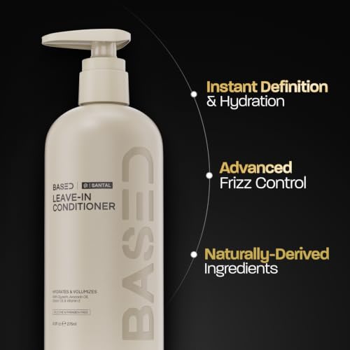 BASED Leave-In Conditioner for Curly Hair – Frizz Control & Hydration