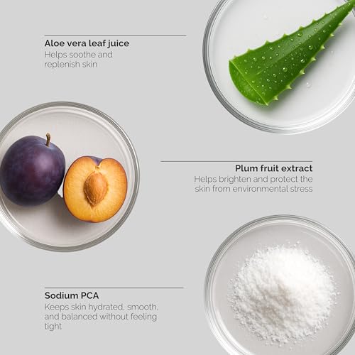 Nordisk Element Men¡¯s Face Wash ? Clarifying Gel Cleanser with Plum Extract | Daily Gentle Vegan Facial Wash for All Skin Types, Hydrating, Non-Stripping, Sulfate-Free, pH Balanced, 6.76 Fl Oz