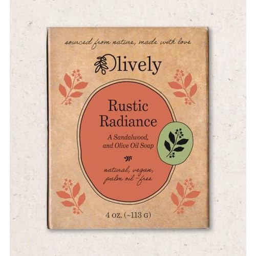 Olively Sandalwood and Olive oil soap - Body and Face - No Chemicals, 100% natural ingredients