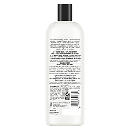 TRESemmé Deep Cleansing Conditioner for Lightweight Moisture Clean and Replenish, Vitamin C and Green Tea Hair Conditioner Formula 28 oz