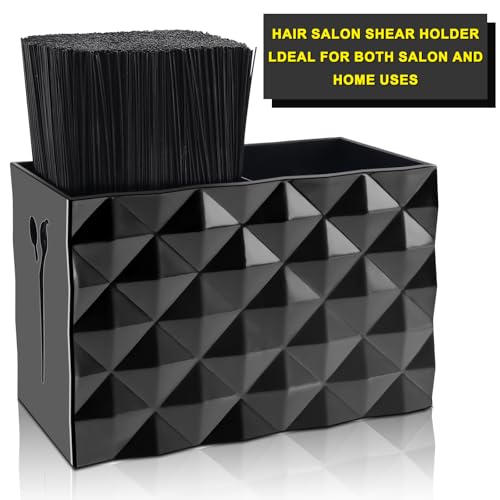 NICEMOVIC Barber Scissors Holder Storage Box for Salon