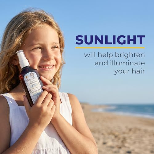 Kids Chamomile Hair Lightening Spray - Natural Sun Lightener for Dark & Blonde Hair