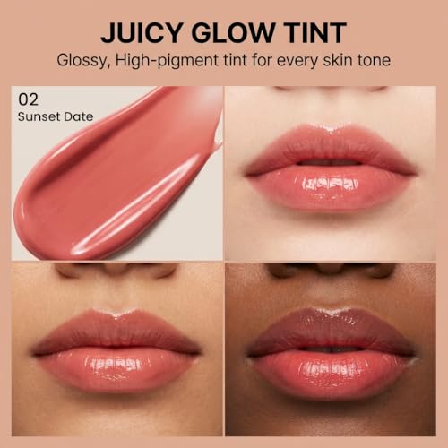 #OOTD FLRT Peptide Lip Tint - Glass Glow Hydrating Stain, 3g