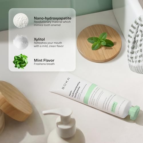 Boka Ela Mint Fluoride-Free Nano Hydroxyapatite Toothpaste (4 oz)