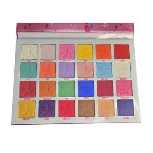 Generic Polet Eyeshadow Palette 24 Vibrant Colors High Pigmented Makeup Palette Matte And Shimmer Glitter Powder Eye Shadow Waterproof Long Lasting Eye Shadow Palette