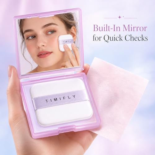 Oil Blotting Paper for Face, 500 Sheets + Mirror & Puff