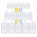 17-Pack Travel Pouches TSA Compliant Leak Proof Toiletries