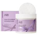 ANAI RUI Niacinamide Toner Pads,with Glutathione, Niacinamide, LHA, PHA, Facial Radiance Wipes for Even Skin Tone, Reduce Blemish and Spots 50 Pads