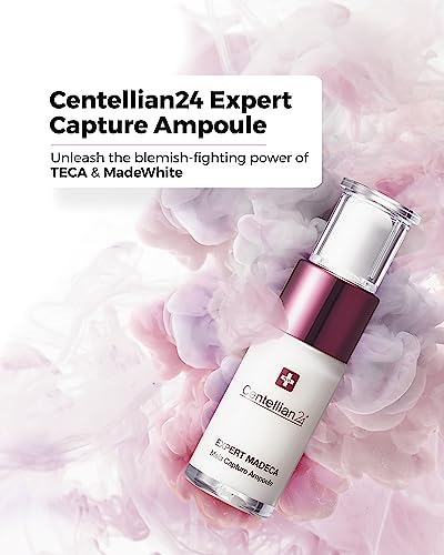 Centellian 24 Expert Serum (Season 1 (0.23fl oz x 4pc) - Korean Serum Face Soothing & Even Tone for Men Women Dry Sensitive Skin Dark spot correcting ampoule Intensive Barrier Repair Care by Dongkook