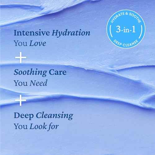 belif Super Knights - Soothing Hydration Cleansing Mask, 3-in-1 Facial Mask & Cleanser with Hyaluronic Acid, Squalane, Madecassoside | For Dry and Sensitive Skin | Korean Skincare (5.0 fl. oz)