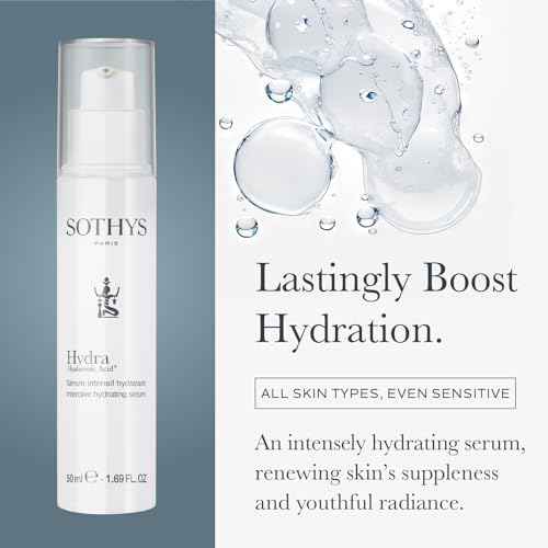 SOTHYS Hydrating Intensive Serum | Hyaluronic Acid Serum for Intense Moisturizing and Anti-Aging Barrier | For All Skin Types
