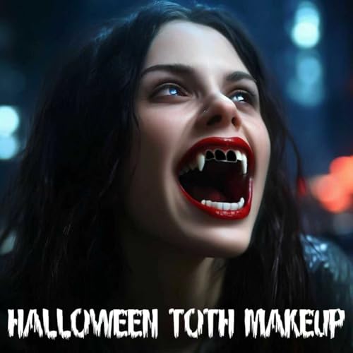 Black Tooth Paint Makeup for Cosplay & Halloween FX