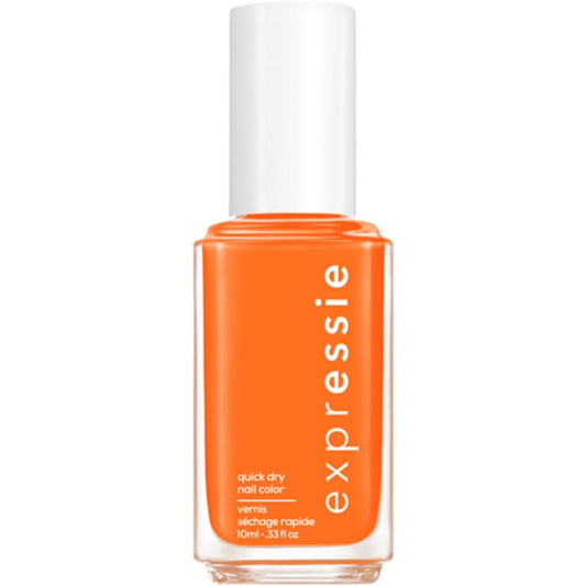 Essie expressie, Quick-Dry Nail Polish, 8-Free Vegan, Electric Orange, Bearer Of Rad News, 0.33 fl oz