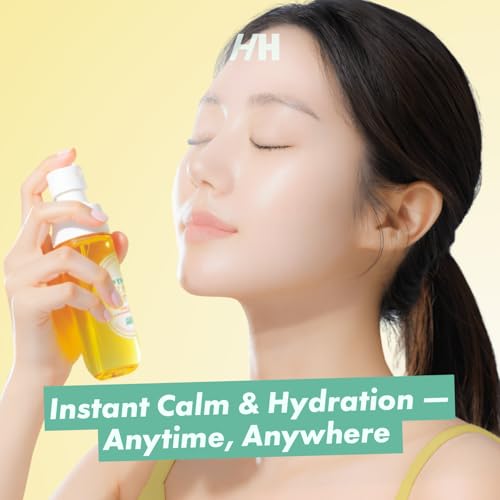 Handmade Heroes Sip The Tea Calming Face Mist Serum ? Hydrating Facial Spray with Chamomile, Jasmine & Hyaluronic Acid ? Vegan, Alcohol Free Formula for Dewy, Refreshed Skin ? 2.2 fl oz