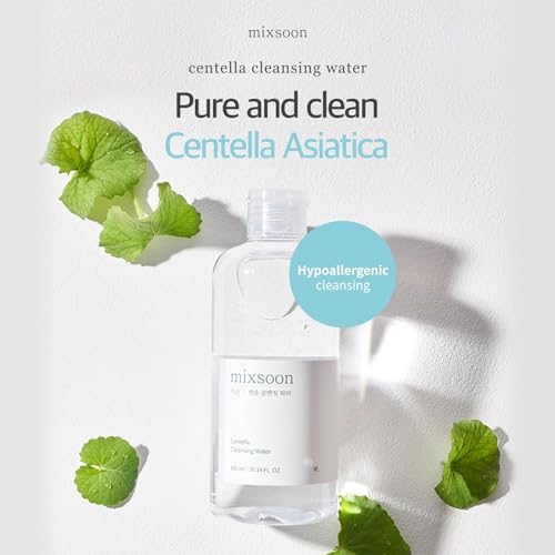 mixsoon Centella Cleansing Water 300ml | Gentle Micellar Cleanser for Sensitive Skin