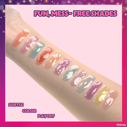 Townley Girl Disney Princess 12-Piece Flavored Kids Lip Gloss Set