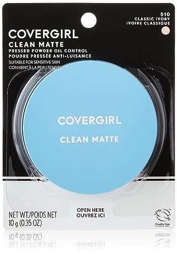 COVERGIRL Clean Matte Pressed Powder, Oil Control, .35 oz