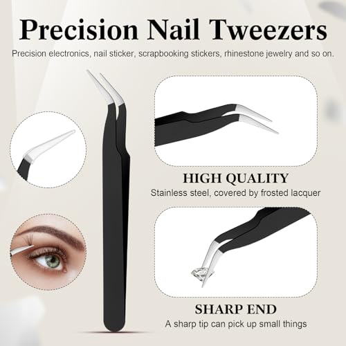 Rhinestone Picker Tool Set with Wax Pen & Tweezers