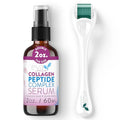 Eva Naturals Peptides Serum + 0.25mm Microneedle Roller Kit