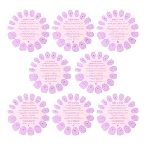 Super Stick Mani Adhesive Tabs Set | No Glue Needed | Use with Olive & June Press-On Nails | Non-Toxic Tabs | Easy On-Off, Non-Damaging | Realest Look | 7-Day Wear