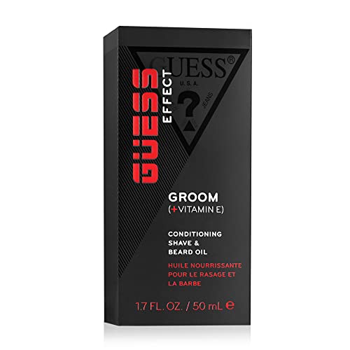 Guess Effect Grooming 3 Piece Gift Set For Men - 2-in-1 Hair & Body Wash 6.7 Fl. Oz. + Face Wash 6.7 Fl. Oz. + Deodorizing Body Spray 6.0 Oz.