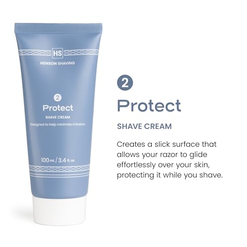 Henson Shaving Skin Care Combo ? 3-Step Shaving Kit for Men with Cleanser, Shaving Cream & Post-Shave Balm ? Gentle Grooming Kit for Smooth, Irritation-Free Shaves ? 3.4 oz Each