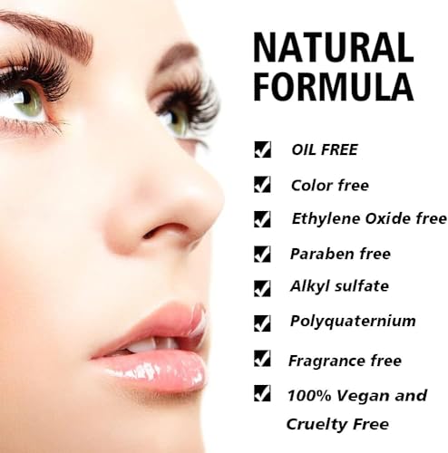 Eyelash Extension Shampoo 60ml + 2 Brushes - Foaming Cleanser