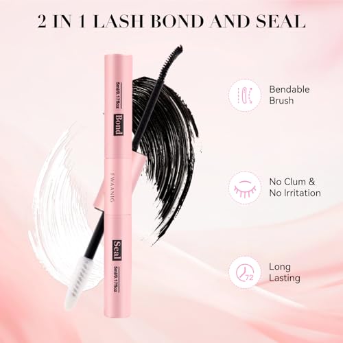 2-in-1 Eyelash Adhesive Bond & Seal - Waterproof, 10ml