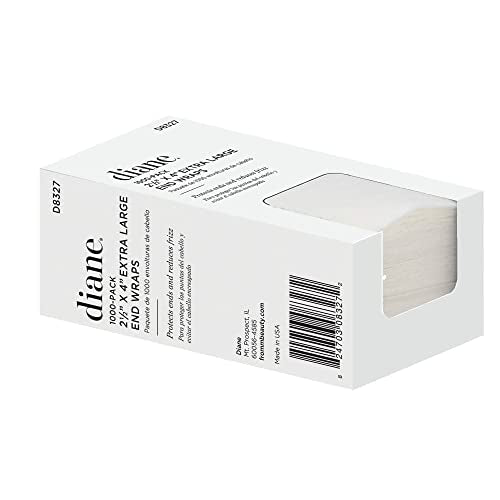 Diane Jumbo End Wraps – 1000 Pack for Salon Hair Perms