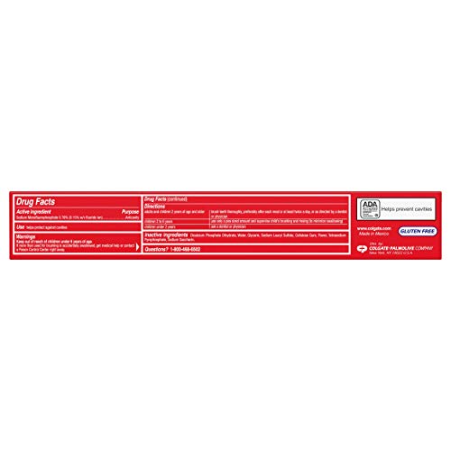 Colgate Cavity Protection Fluoride Toothpaste - Regular Mint, 6 oz (6 Pack)