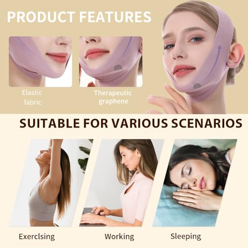 V-Line Lifting Mask | Double Chin Reducer | Jawline Tightening Strap