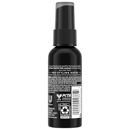TRESemm? Travel Hairspray, Extra Hold, Non-Aerosol 24-Pack ? Hair Styling Products for Layering, Frizz Control, Anti-Humidity Protection, 2 Oz Ea