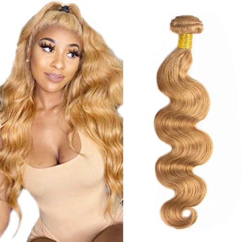 #27 Honey Blonde Body Wave Human Hair Bundle 50g