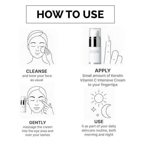 DLUX Professional Keratin & Vitamin C Lash Serum — Eyelash & Brow Treatment