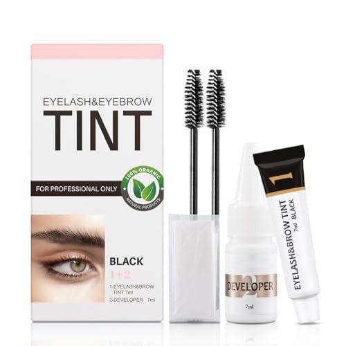 DATANSUN 5-in-1 Eyebrow & Eyelash Makeup Kit - 02 Brown, Waterproof & Long Lasting