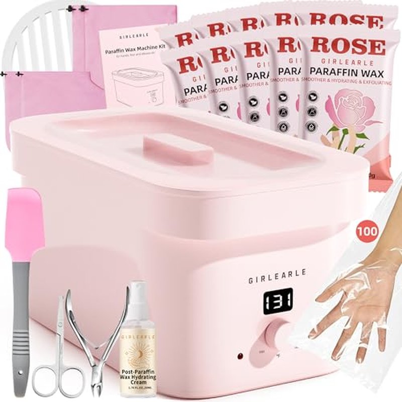 Paraffin Wax Machine 7000ml with Rose Wax Refills for Hands & Feet