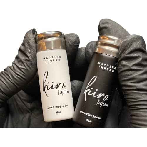 4PK Premium brow mapping string, Effortless eyebrow mapping. The perfect PMU Supplies and Microblading Supplies for your eyebrow measuring tool kit. 459.3 FT per 4 pack! (4 Pack White)