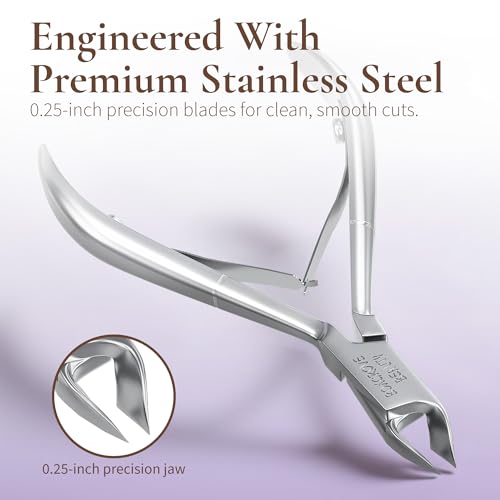 BOXGROVE Beauty Professional Stainless Steel Cuticle Nipper & Trimmer