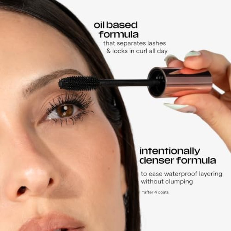 SARELLY Waterproof Volumizing Mascara for Thin Lashes