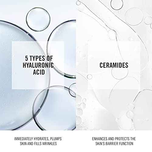 laCabine 5x Pure Hyaluronic Ampoule Serum for an anti-aging plumping effect with 5 Types of Hyaluronic Acid and Ceramides