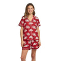 Dr. Pepper Women's Pajama Set - Button-Up Shirt & Shorts