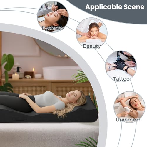 Ergonomic Lash Bed Topper 71x27.5 High-Density Foam